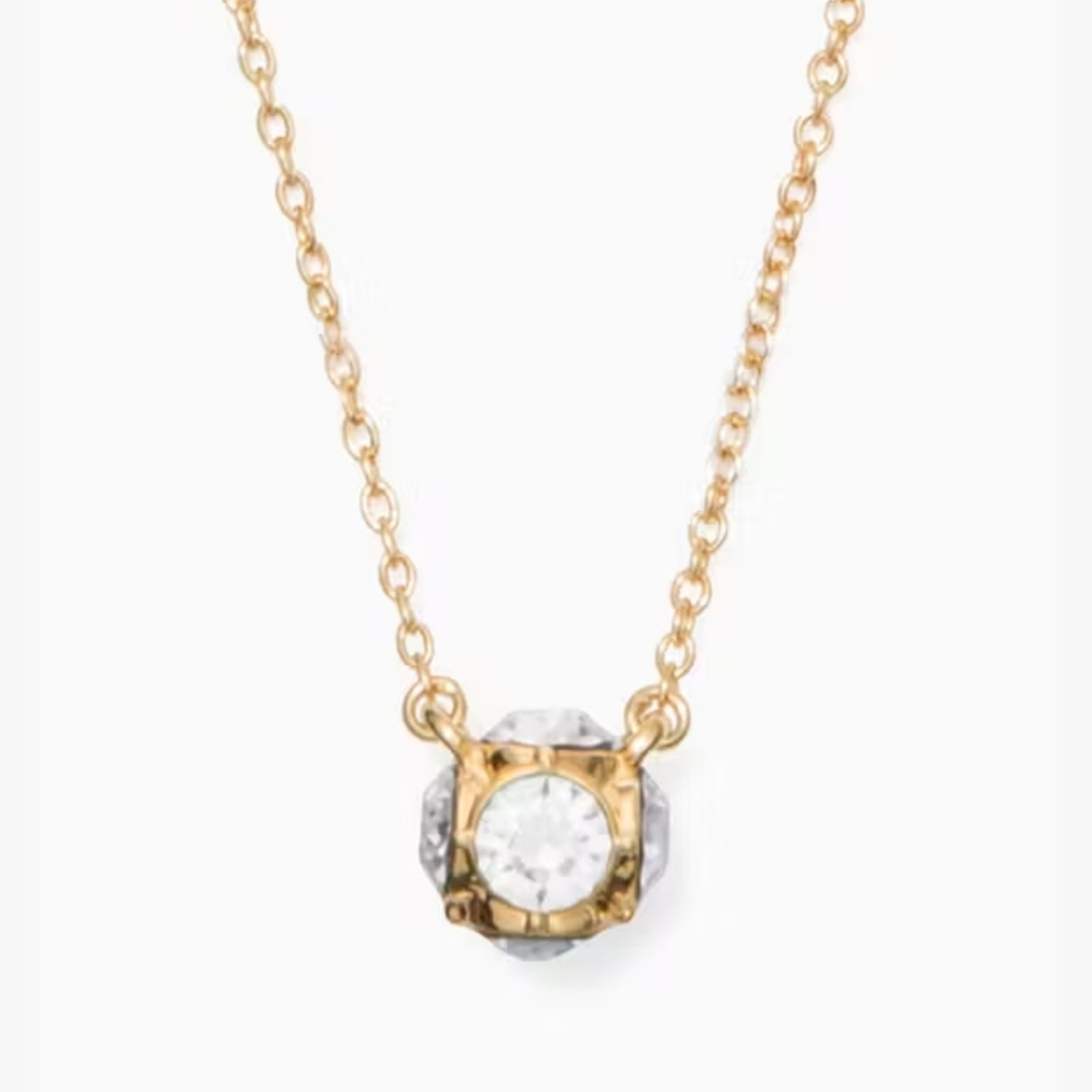 Lady Marmalade Mini Charm Necklace Gold NWT